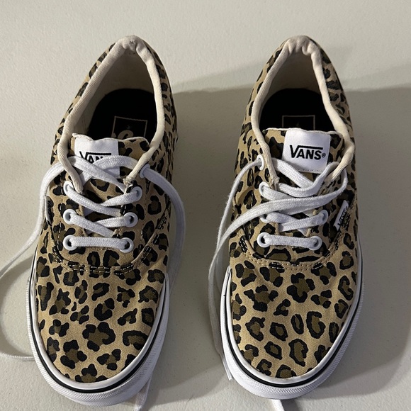 Vans Shoes - Vans Leopard Print Sneakers with White Accents